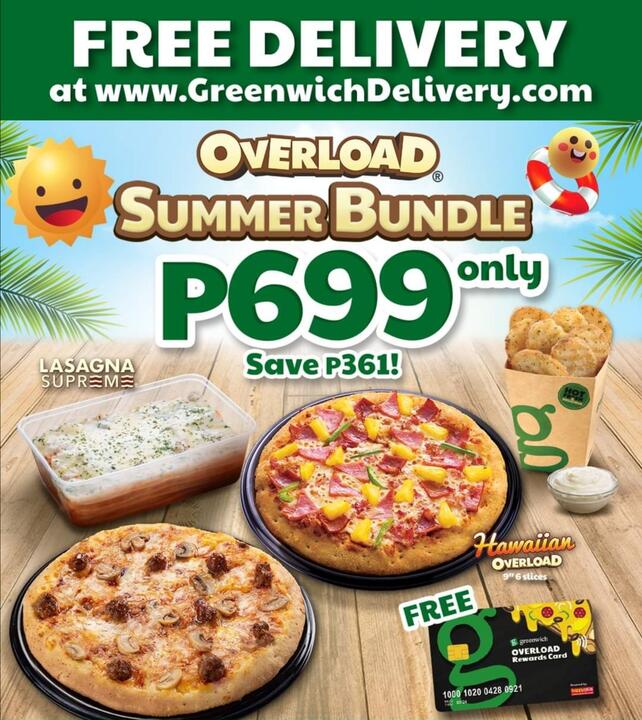 Greenwich menu delivery discount